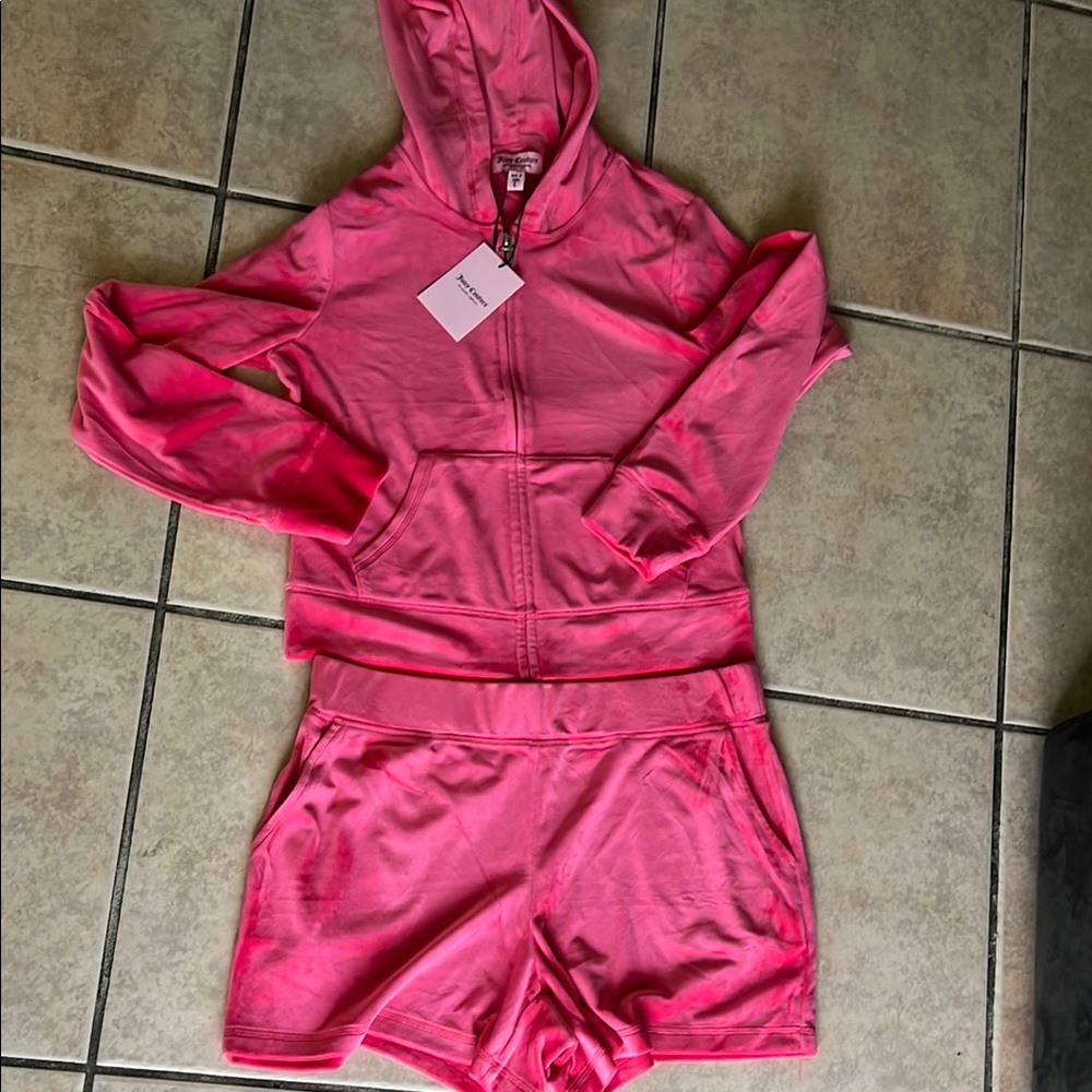 Juicy Couture Coral Zip-Up